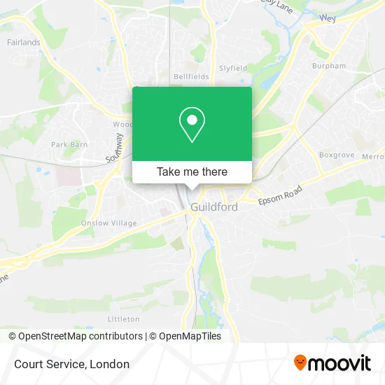 Court Service map