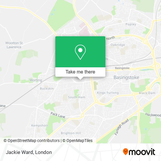 Jackie Ward map