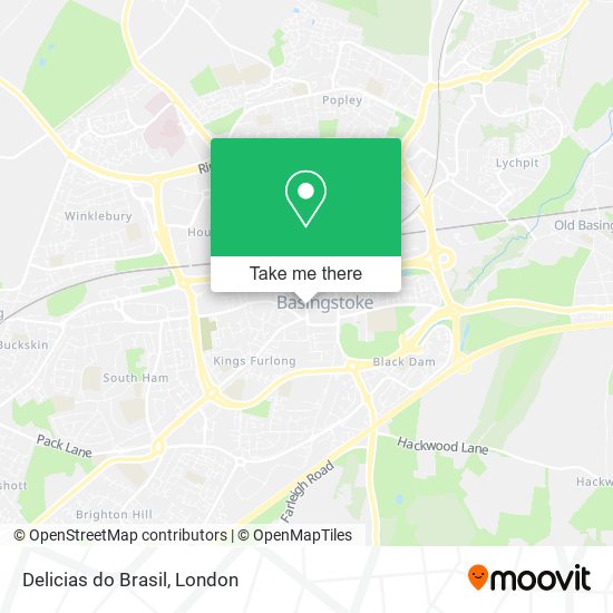 Delicias do Brasil map
