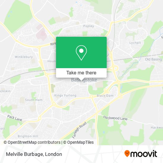 Melville Burbage map
