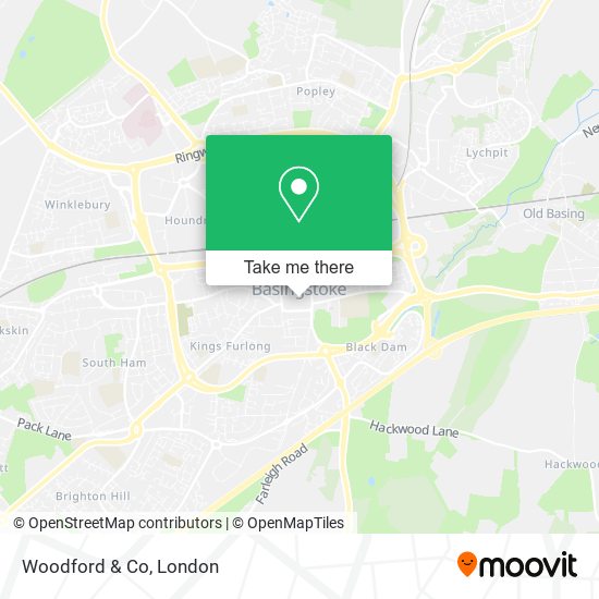 Woodford & Co map