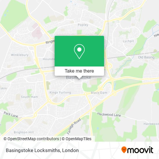 Basingstoke Locksmiths map