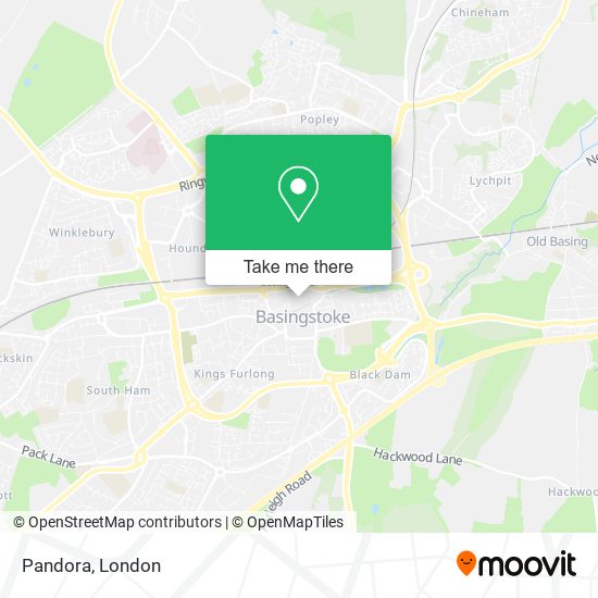 Pandora map