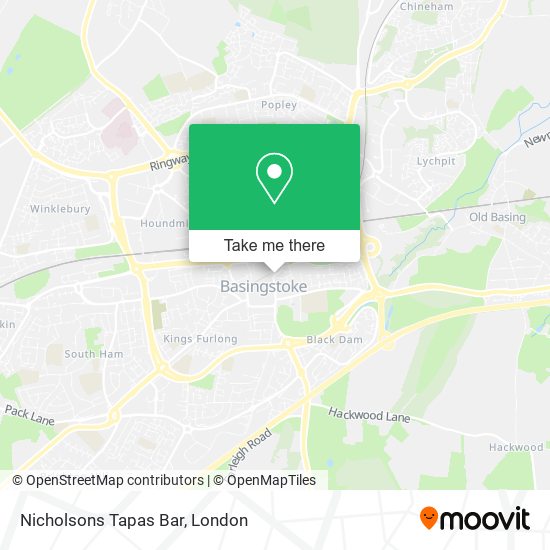 Nicholsons Tapas Bar map