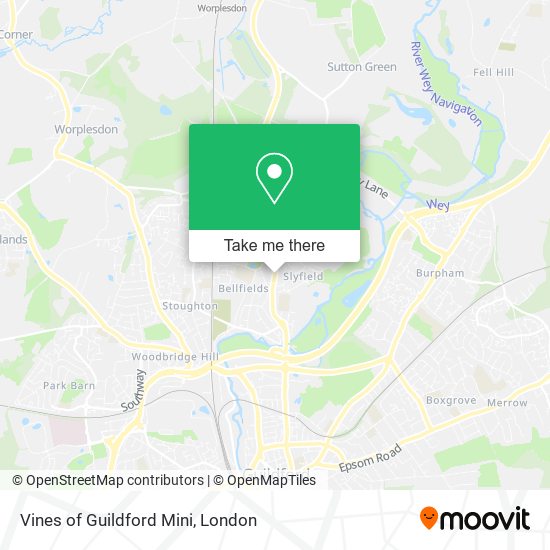 Vines of Guildford Mini map