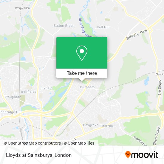 Lloyds at Sainsburys map