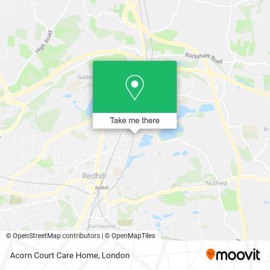 Acorn Court Care Home map