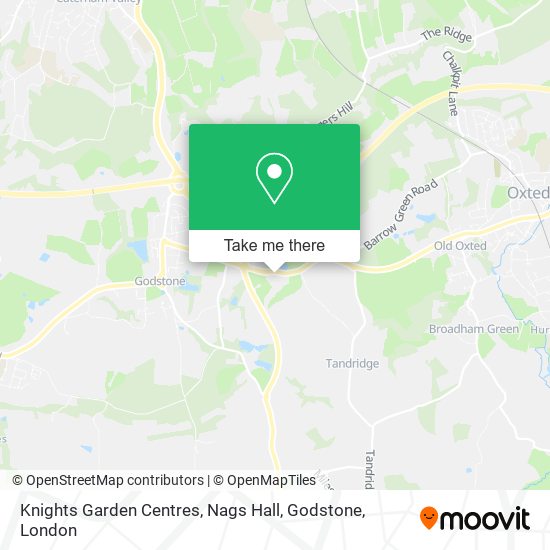 Knights Garden Centres, Nags Hall, Godstone map