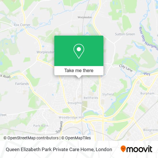 Queen Elizabeth Park Private Care Home map