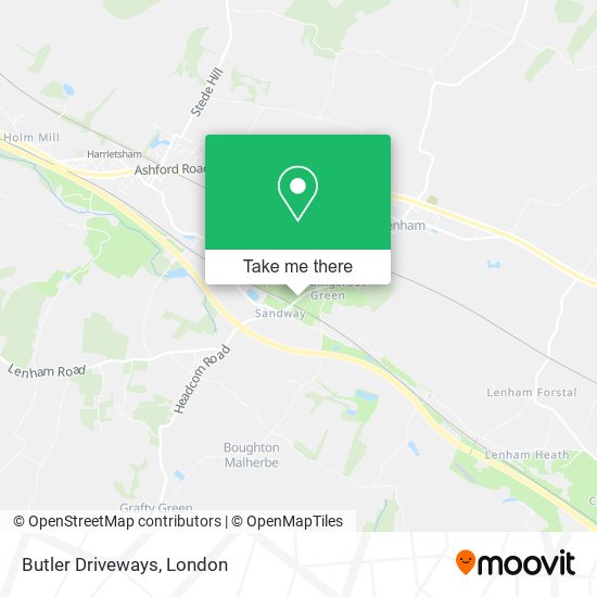Butler Driveways map