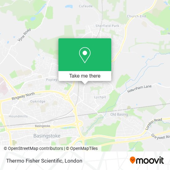 Thermo Fisher Scientific map