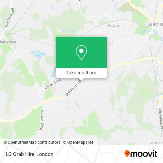 LG Grab Hire map
