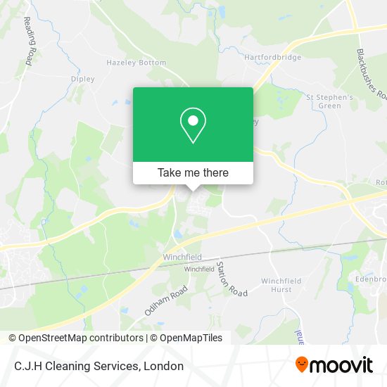 C.J.H Cleaning Services map