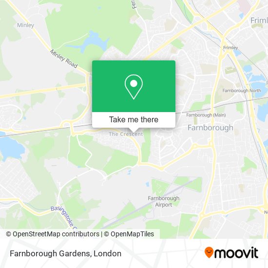 Farnborough Gardens map