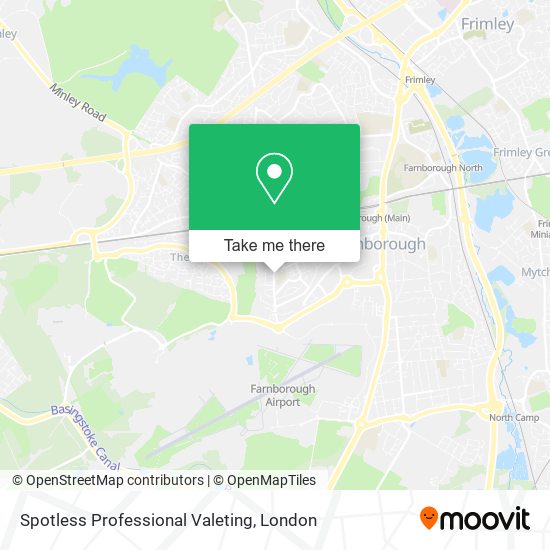 Spotless Professional Valeting map