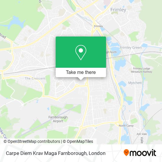 Carpe Diem Krav Maga Farnborough map