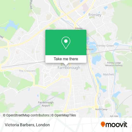 Victoria Barbers map