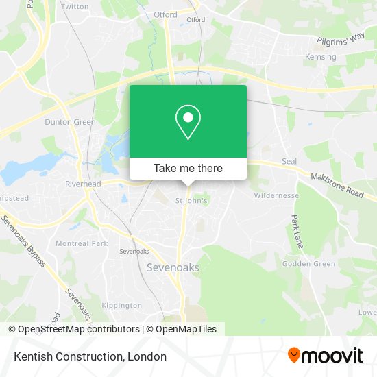 Kentish Construction map