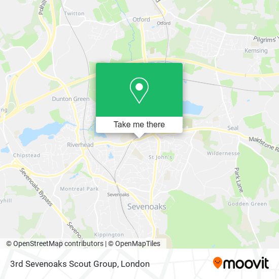 3rd Sevenoaks Scout Group map