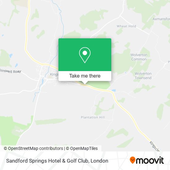 Sandford Springs Hotel & Golf Club map