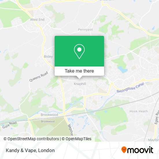 Kandy & Vape map