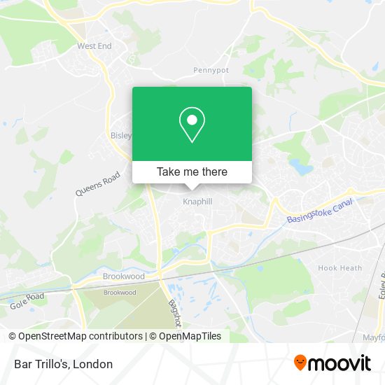 Bar Trillo's map