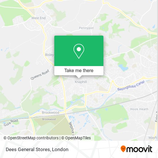 Dees General Stores map