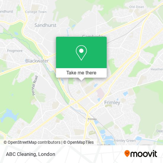 ABC Cleaning map