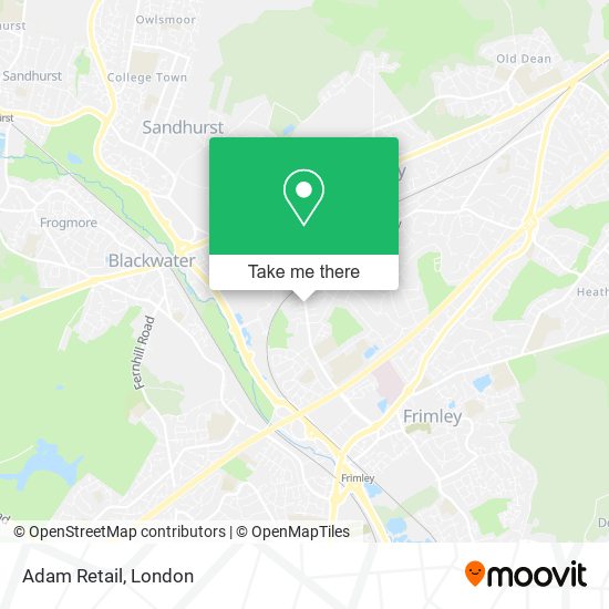 Adam Retail map