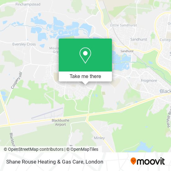 Shane Rouse Heating & Gas Care map