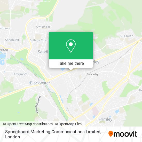 Springboard Marketing Communications Limited map
