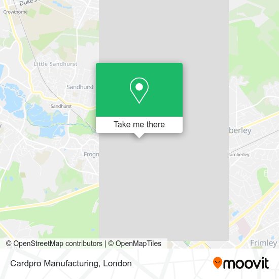 Cardpro Manufacturing map