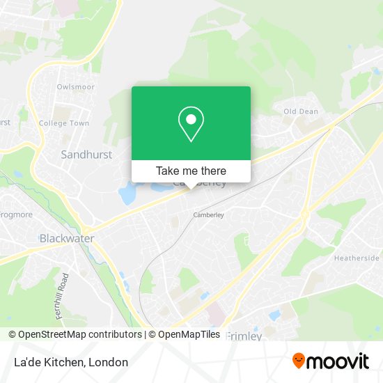 La'de Kitchen map