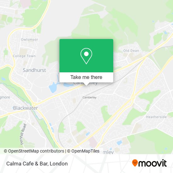Calma Cafe & Bar map
