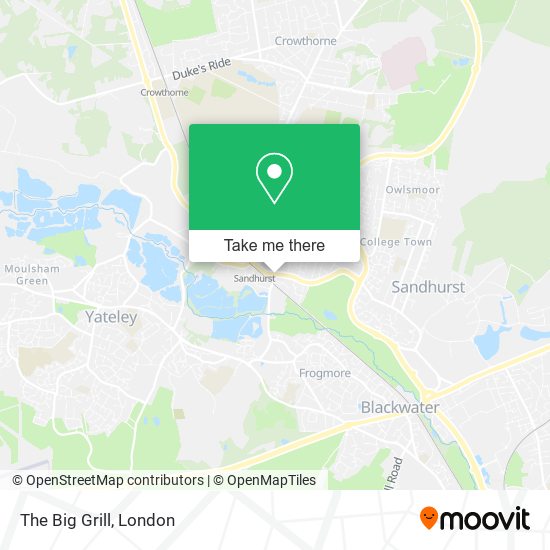 The Big Grill map