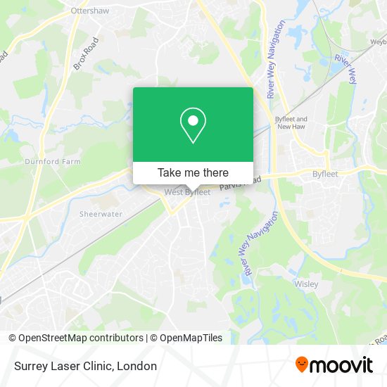 Surrey Laser Clinic map