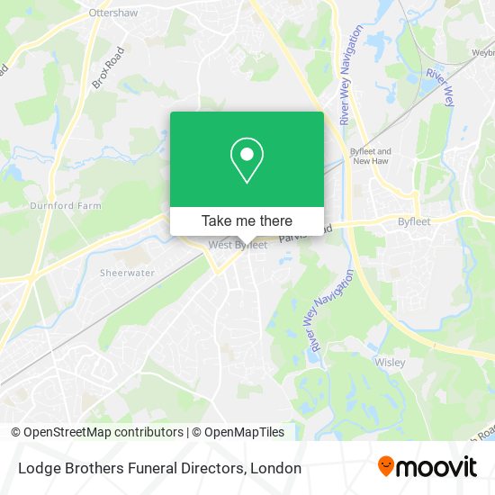 Lodge Brothers Funeral Directors map