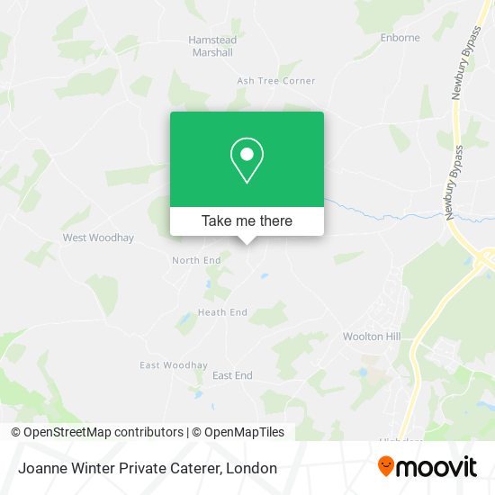 Joanne Winter Private Caterer map