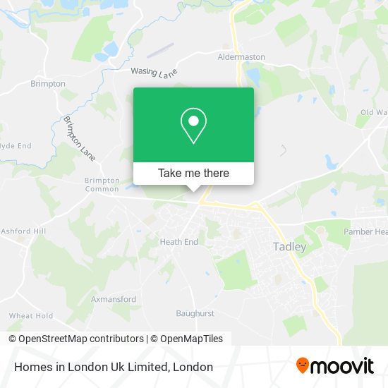 Homes in London Uk Limited map