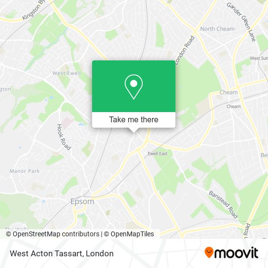 West Acton Tassart map