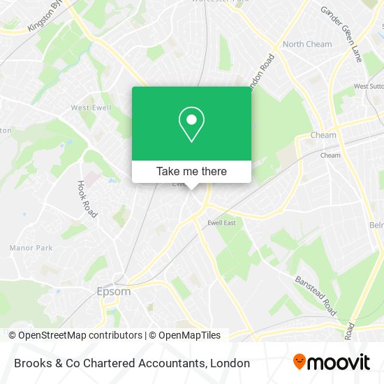 Brooks & Co Chartered Accountants map
