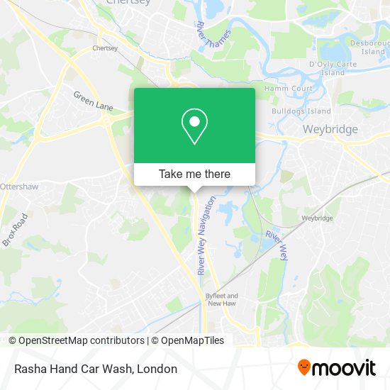 Rasha Hand Car Wash map