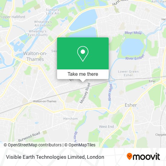 Visible Earth Technologies Limited map