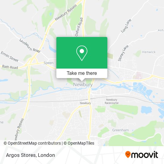 Argos Stores map