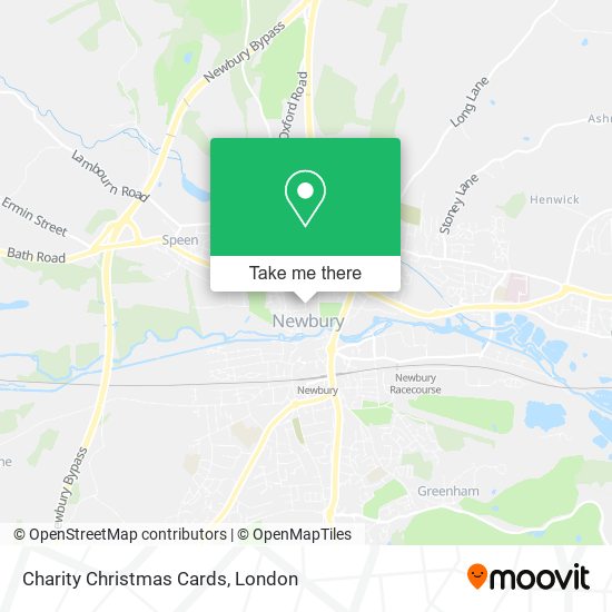 Charity Christmas Cards map