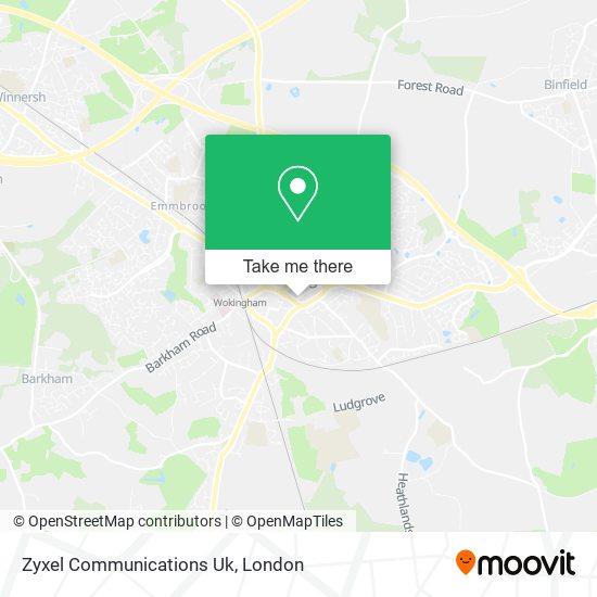 Zyxel Communications Uk map