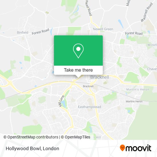 Hollywood Bowl map