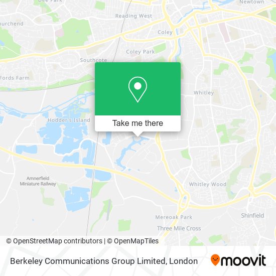 Berkeley Communications Group Limited map