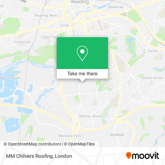 MM Chilvers Roofing map