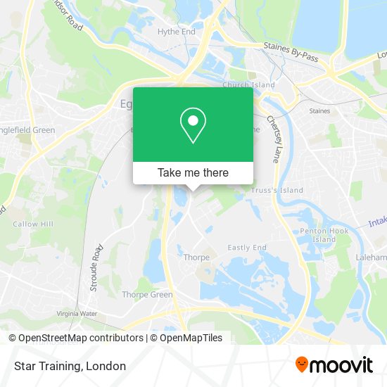 Star Training map